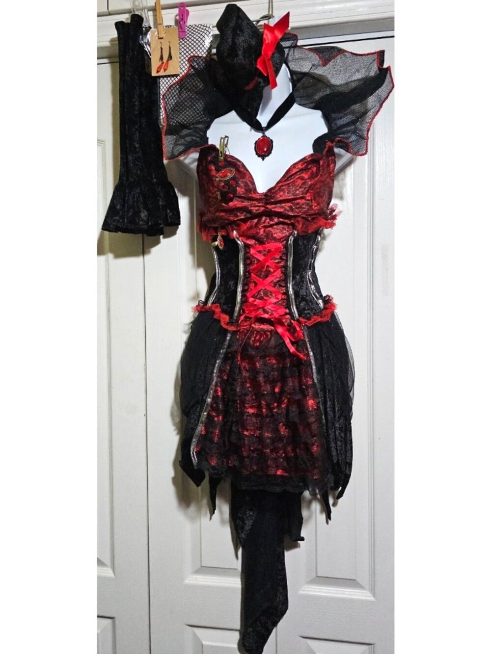 Vampire Costume Women Large California Costume Transylvanian Temptress Halloween